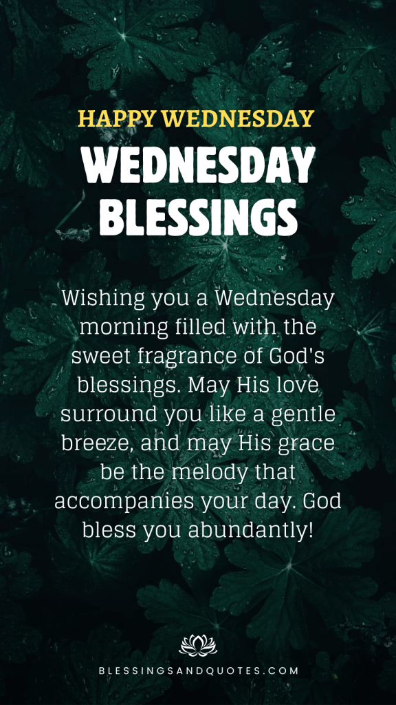 Wednesday Blessing Image