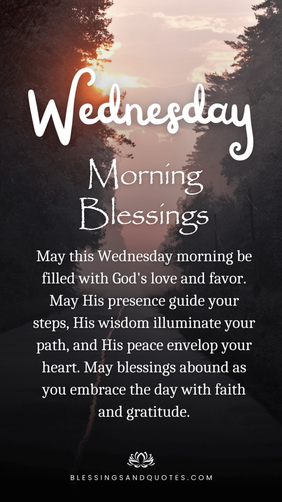 Wednesday Blessing Image