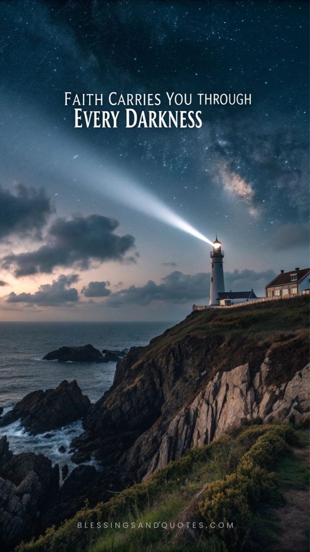 Good Night Faith with God Blessings