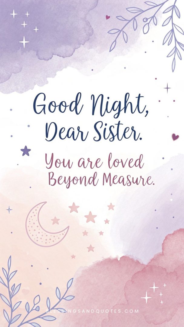 good-night-messages-for-sister-8 Good Night Messages for Sister