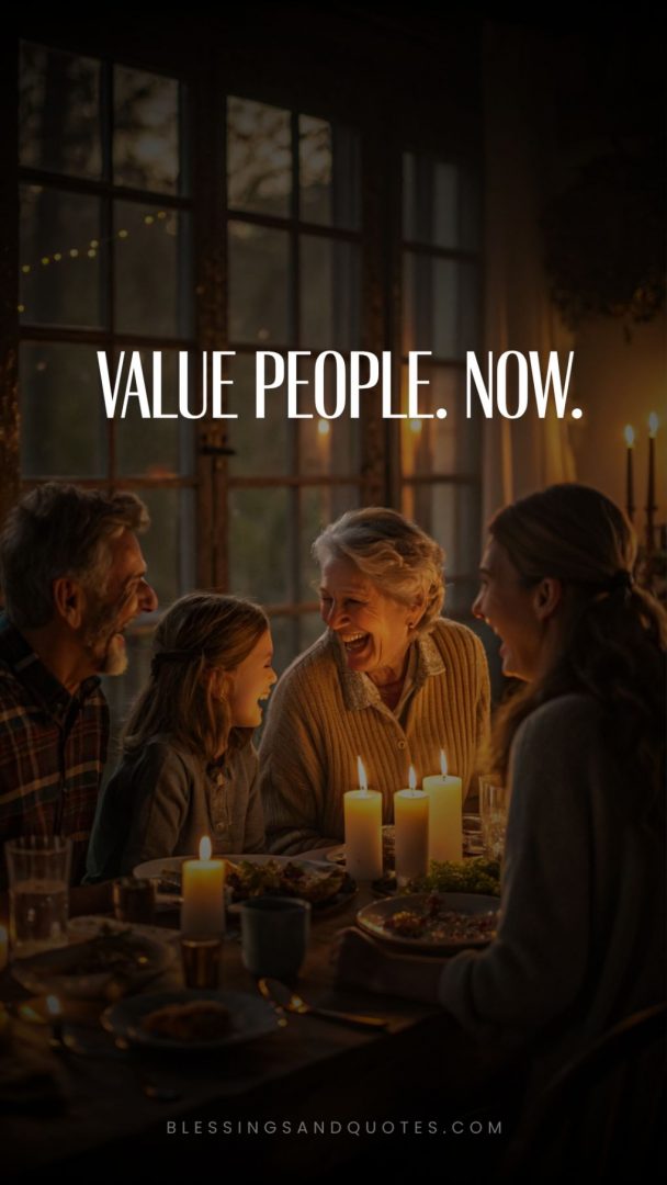 never-take-for-granted-quotes-12 Value peoples and Never Take them granted, a family picture in the backgroud.