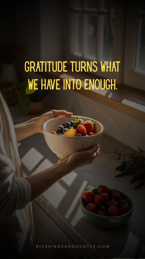 never-take-for-granted-quotes-2 Gratitude quote with a bowl of vegies.