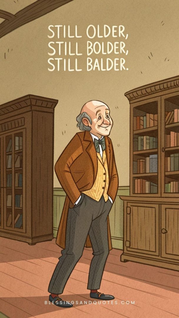 70th-Birthday-Quotes-7 Still older, still bolder, still balder.