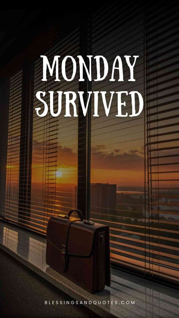 two-words-motivational-quote-26 Monday Survived