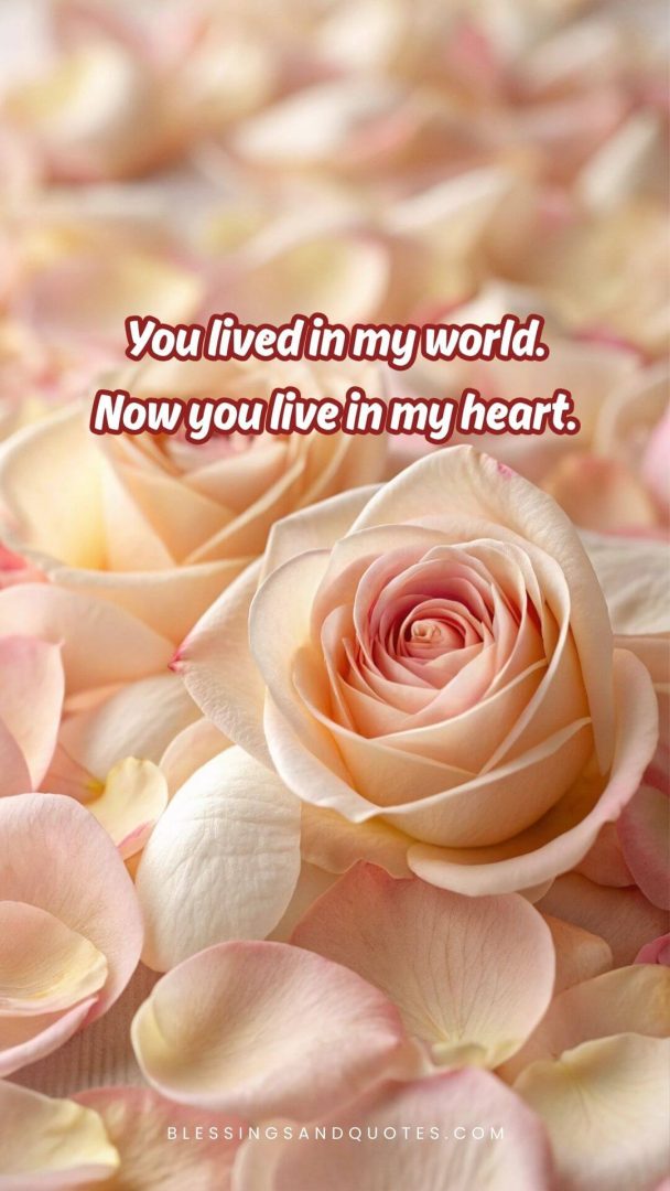 grief-quote-5 You lived in my world. Now you live in my heart.