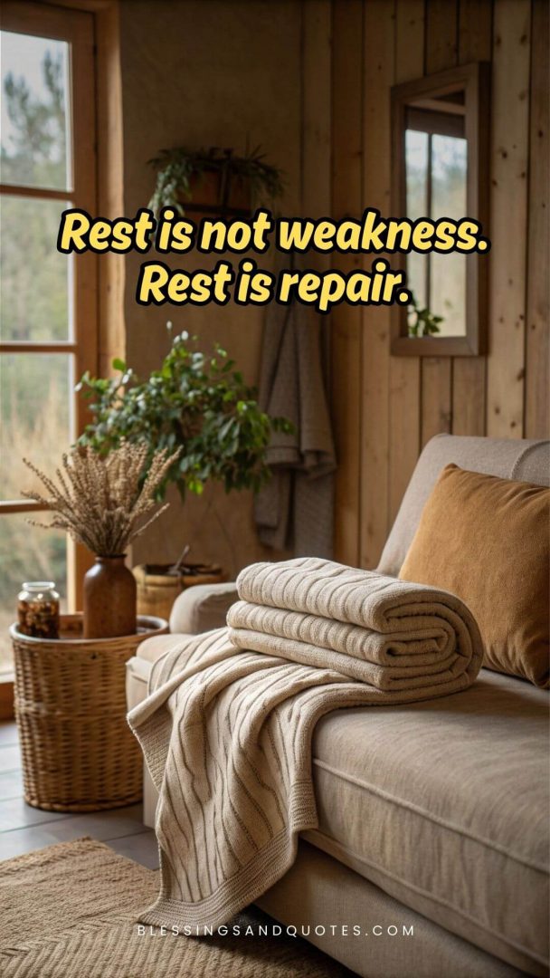 self-care-quotes-quote-2 Rest is not weakness. Rest is repair.