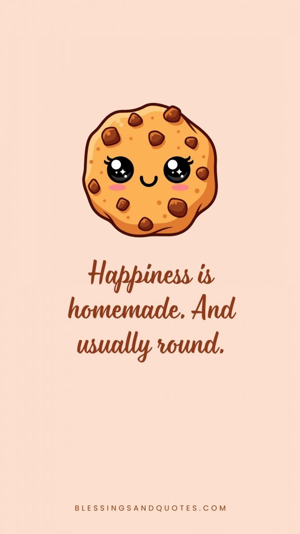 Happiness is homemade. And usually round.