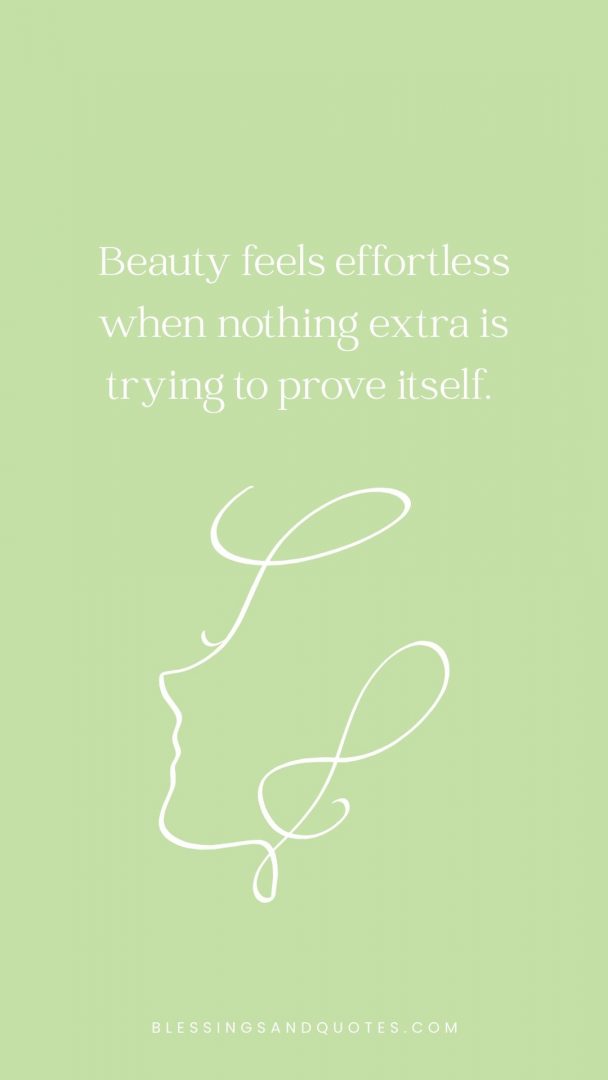 Beauty feels effortless when nothing extra is trying to prove itself.