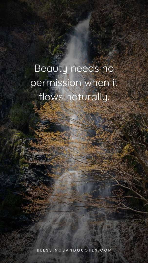 Beauty needs no permission when it flows naturally.