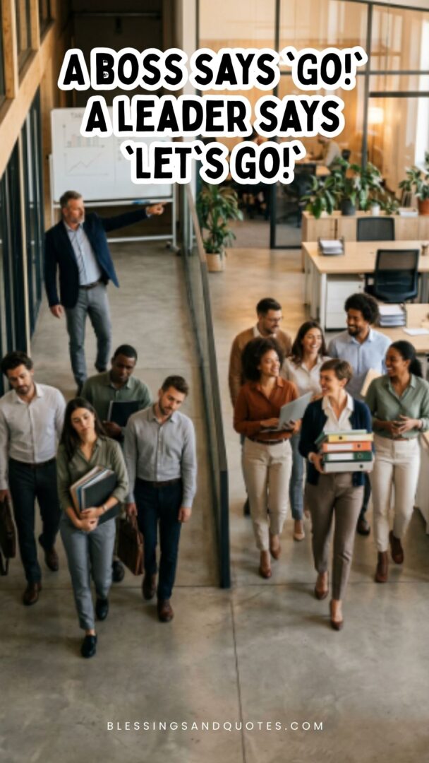 Leader Vs Boss quotes