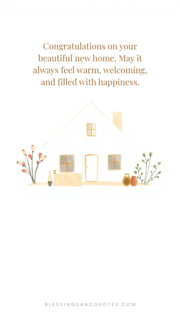 new-home-wishes-1 Congratulations on your beautiful new home. May it always feel warm, welcoming, and filled with happiness.