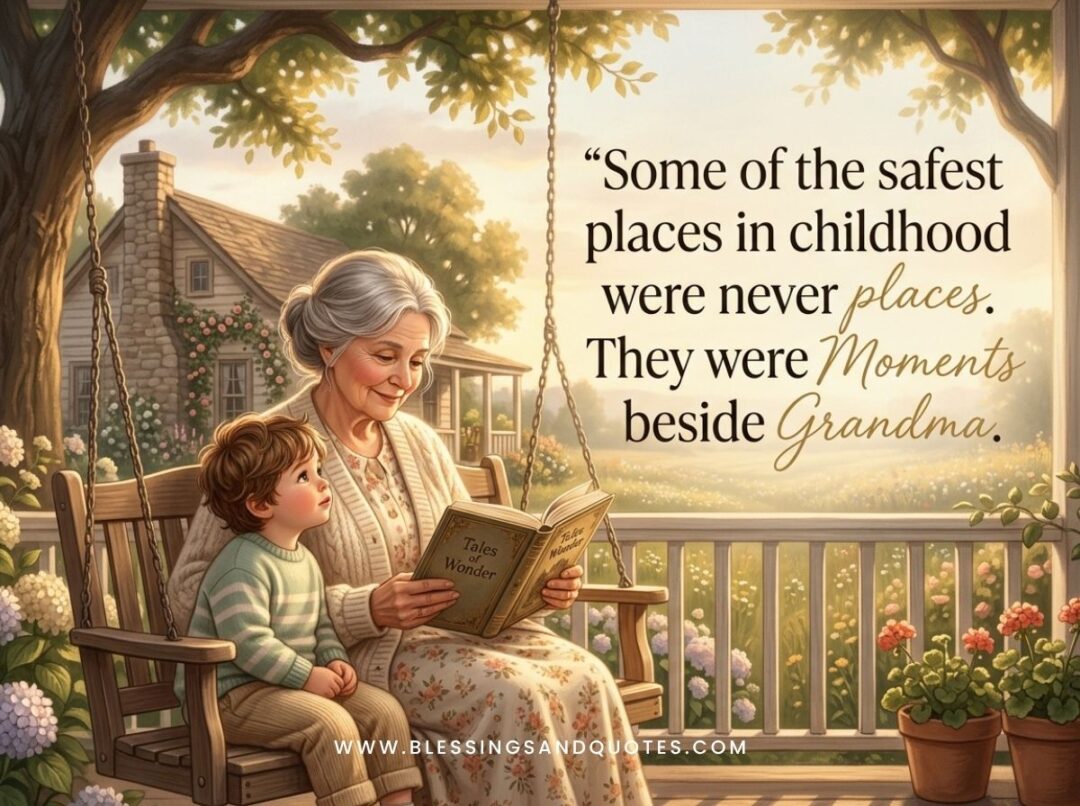 Some of the safest places in childhood were never places. They were moments beside Grandma.