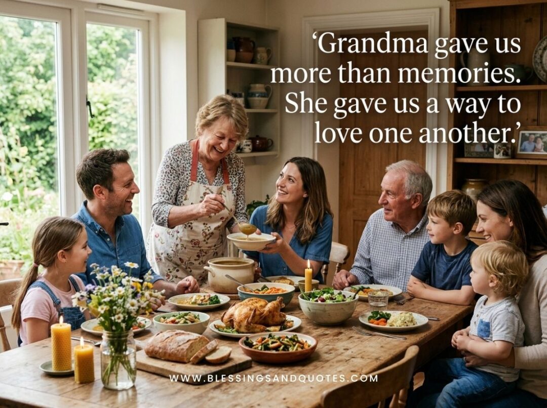 Grandma gave us more than memories. She gave us a way to love one another.