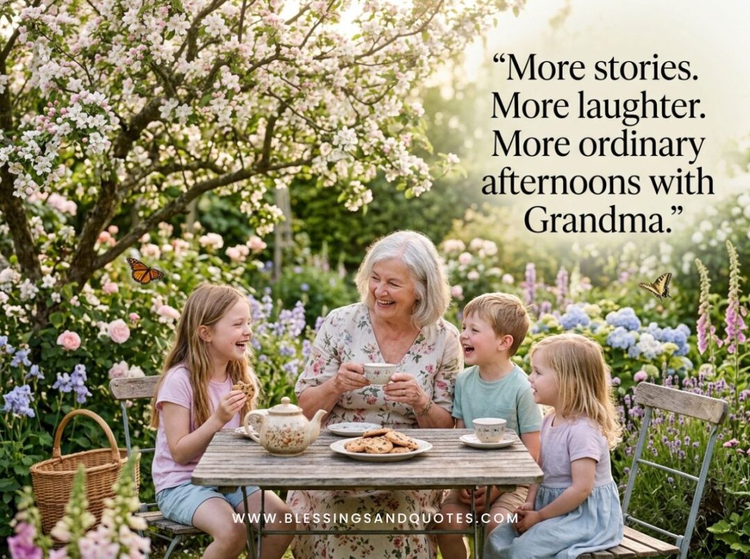 More stories. More laughter. More ordinary afternoons with Grandma.