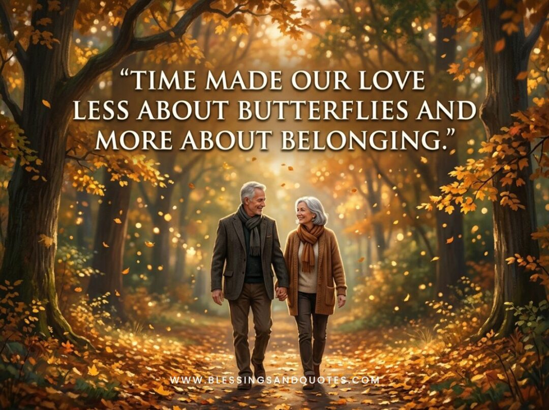 Time made our love less about butterflies and more about belonging.