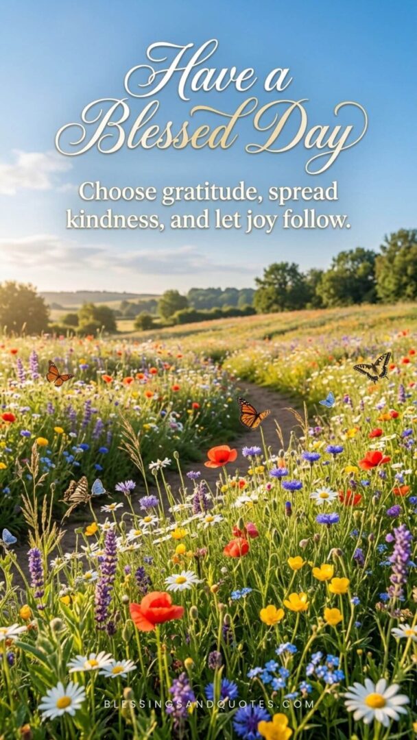 Choose gratitude, spread kindness, and let joy follow.