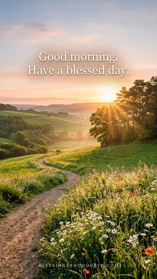 Good morning. Have a blessed day.