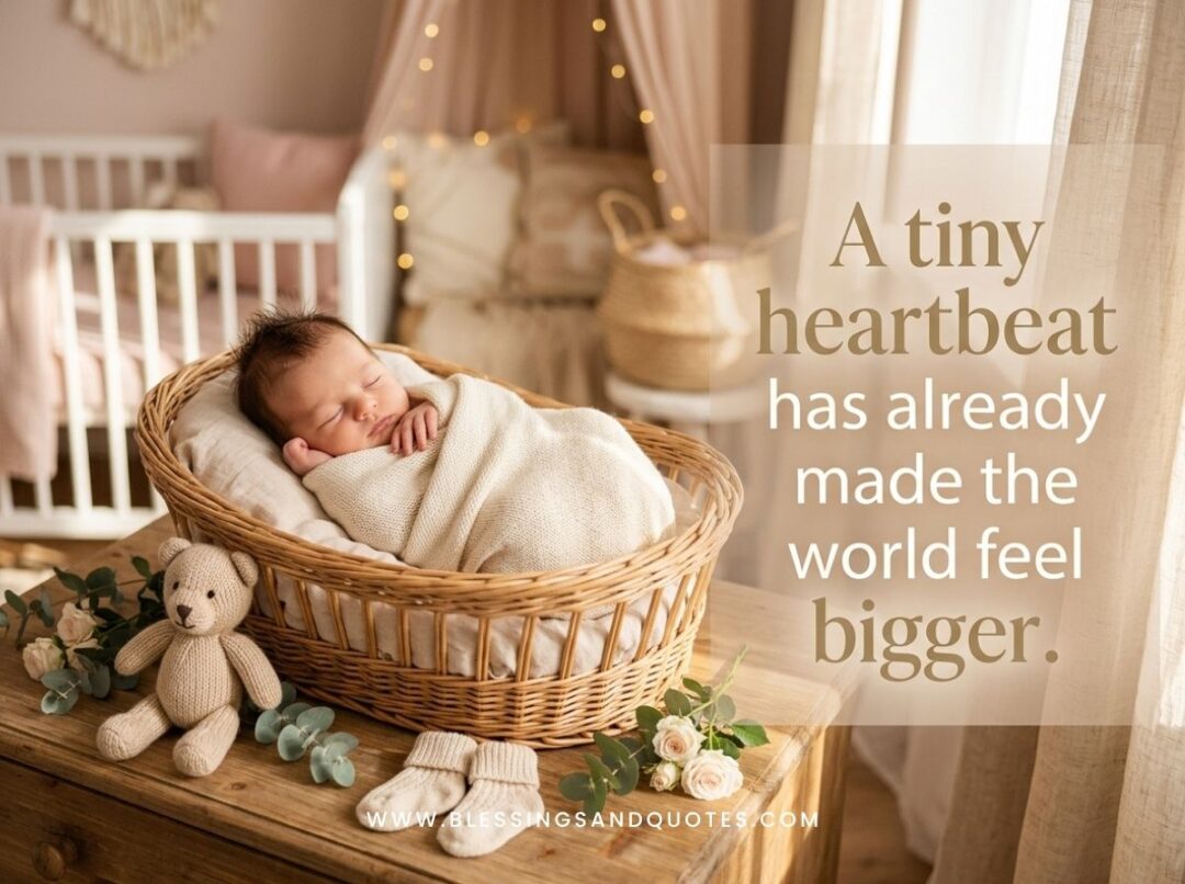 A tiny heartbeat has already made the world feel bigger.