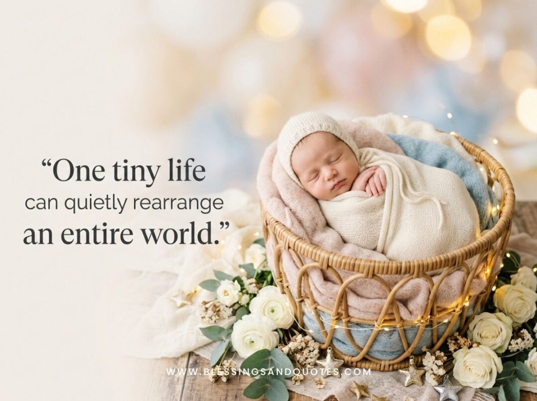 One tiny life can quietly rearrange an entire world.
