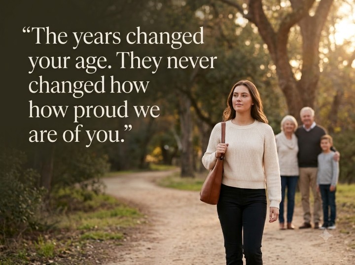 The years changed your age. They never changed how proud we are of you.