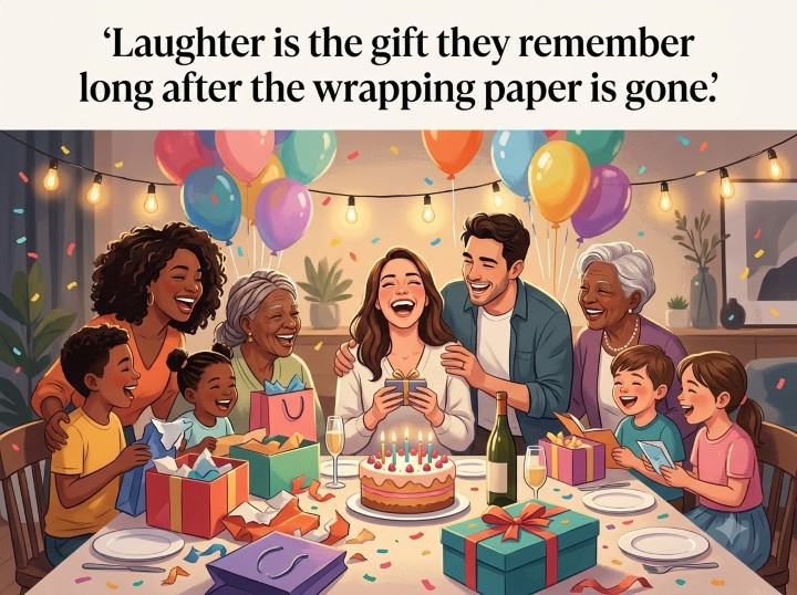 Laughter is the gift they remember long after the wrapping paper is gone.