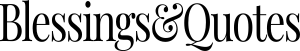 Blessings And Quotes Logo