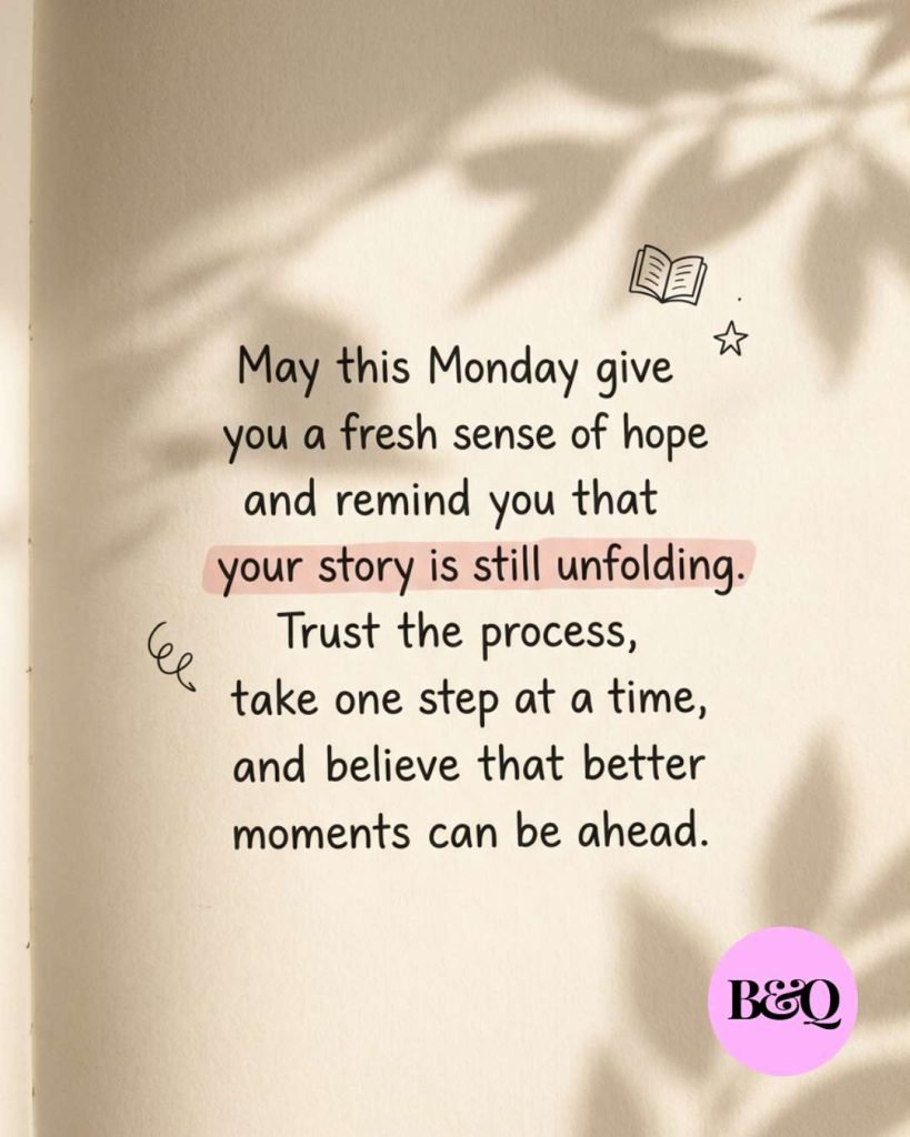 Happy Monday blessing card featuring fresh morning light and words of encouragement - Graphic 7
