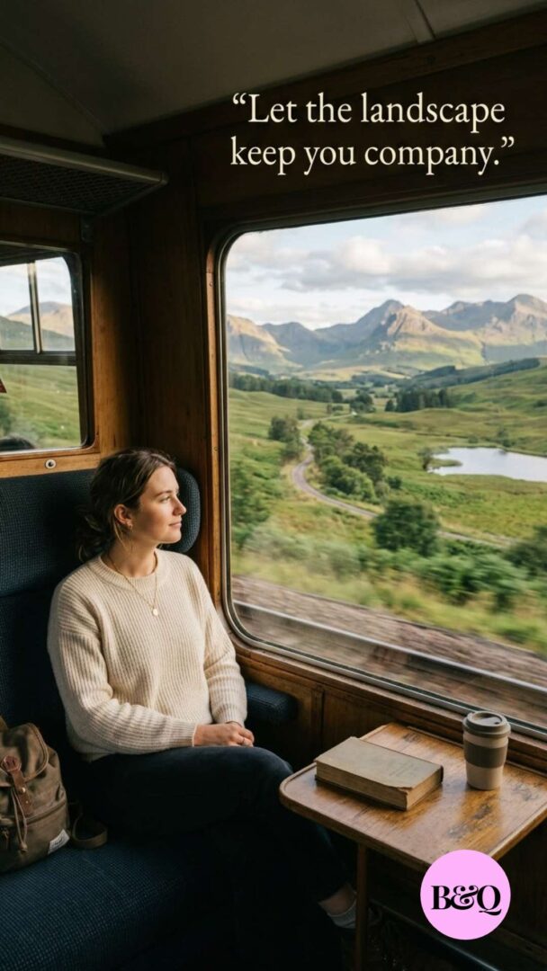 Let the landscape keep you company.