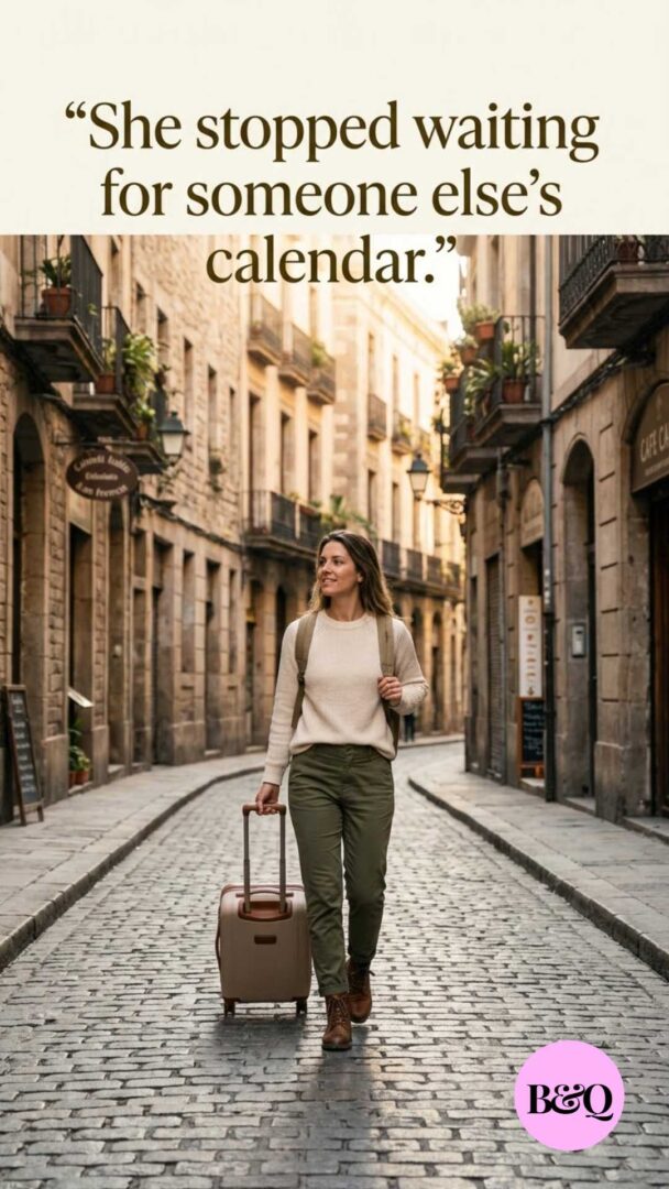 She stopped waiting for someone else's calendar.