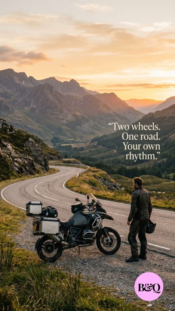 Two wheels. One road. Your own rhythm.
