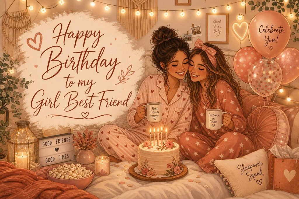 Heartfelt happy birthday card image with warm wishes for a best friend - Graphic 11