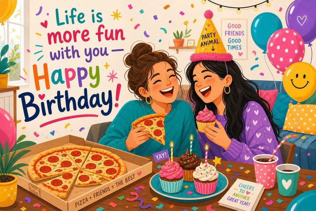 Heartfelt happy birthday card image with warm wishes for a best friend - Graphic 14