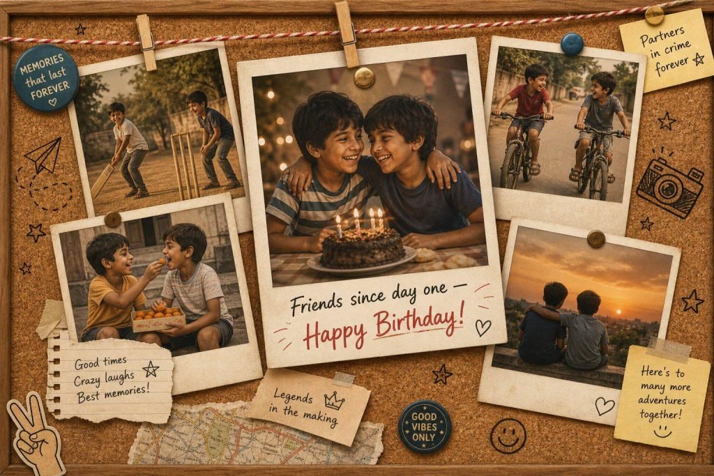 Heartfelt happy birthday card image with warm wishes for a best friend - Graphic 21