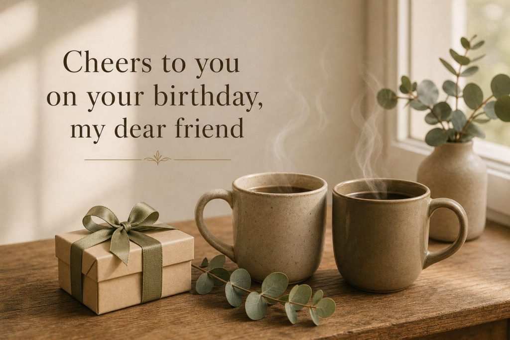 Heartfelt happy birthday card image with warm wishes for a best friend - Graphic 31