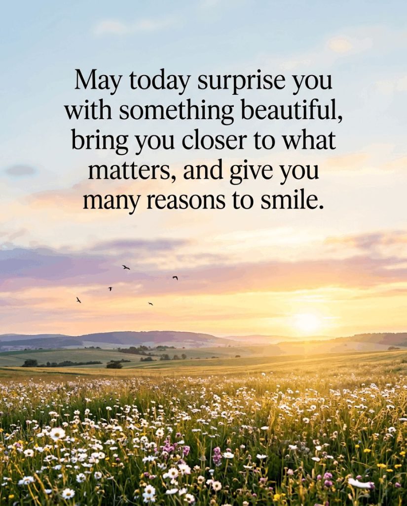 Warm morning sunrise graphic with an uplifting prayer of protection for friends - Graphic 10
