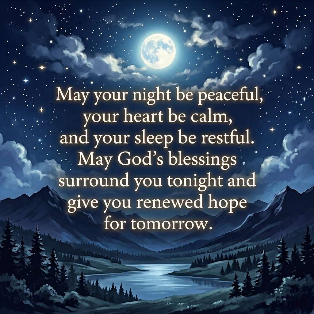 Good Night God Bless Image