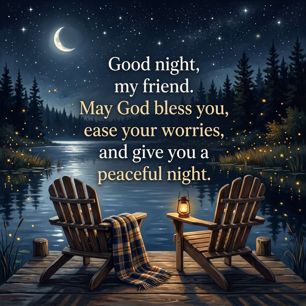 Good night blessing for a friend