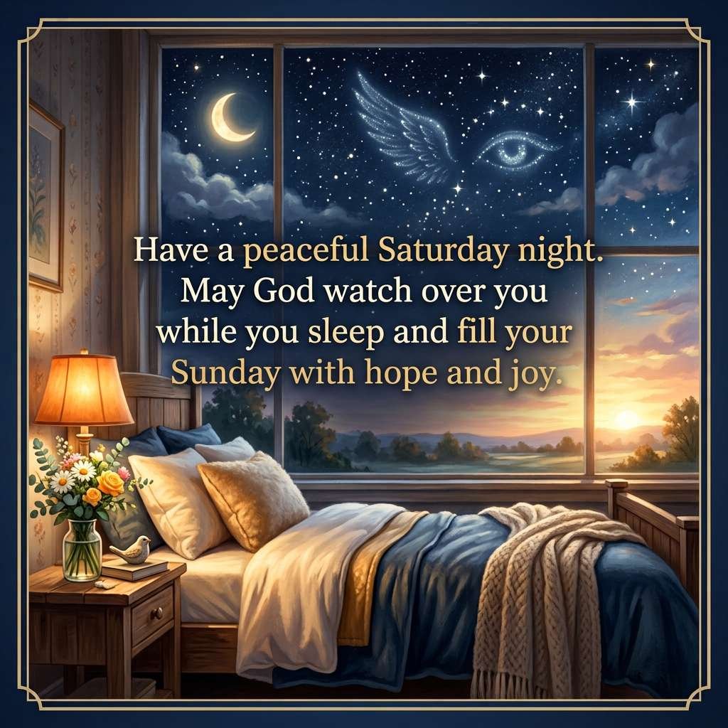 Saturday stars and moon
