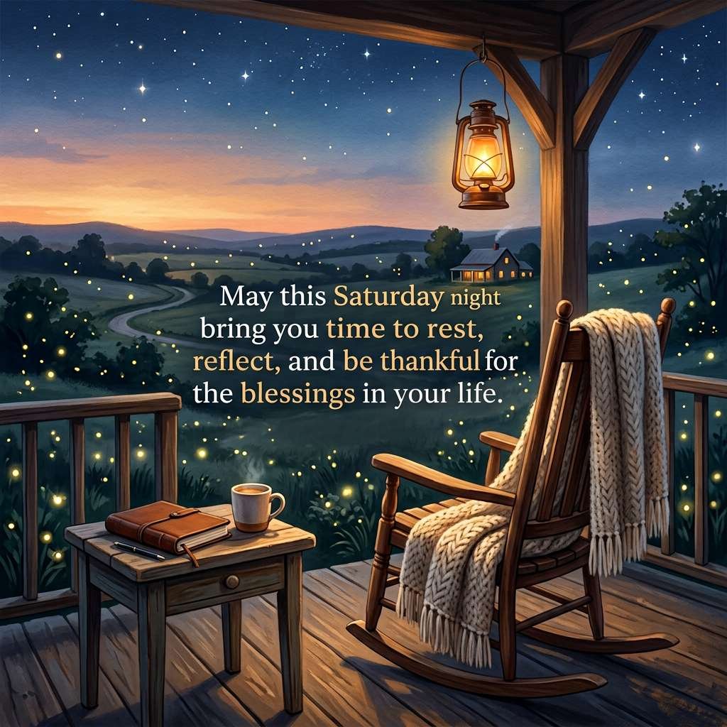 Saturday night sky