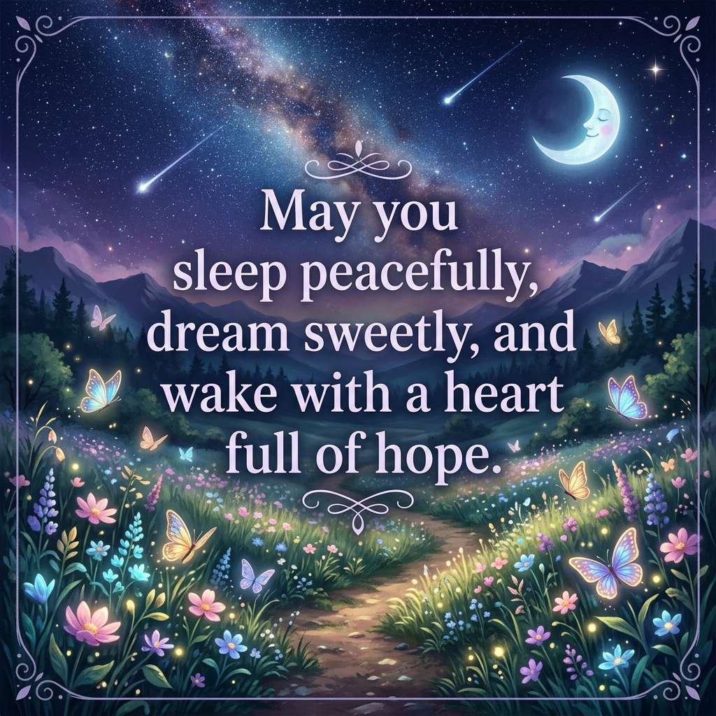 Moon and stars