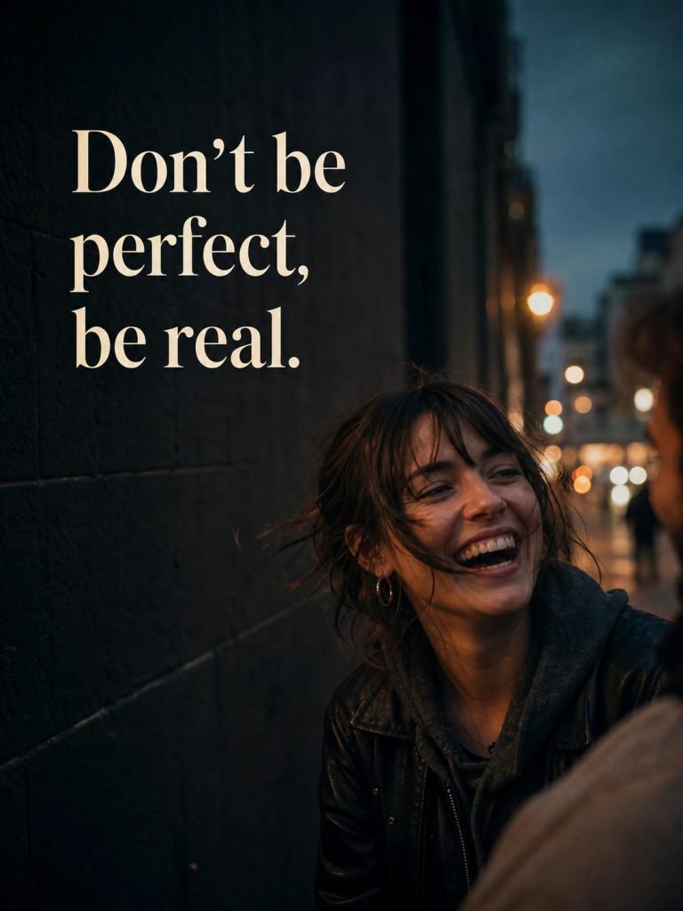 Serene quote card on self-acceptance and embracing imperfection - Graphic 7