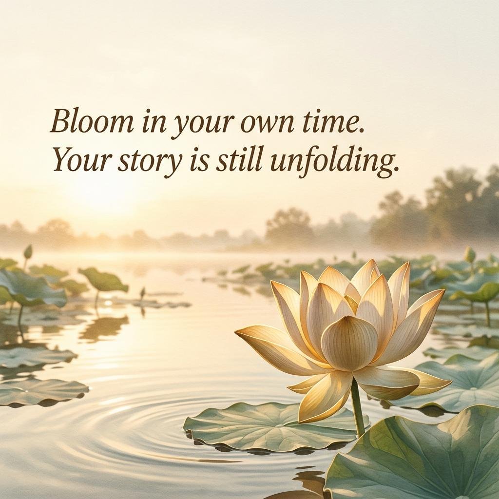 Pristine pink lotus blossom blooming in tranquil water with quote on resilience - Graphic 10