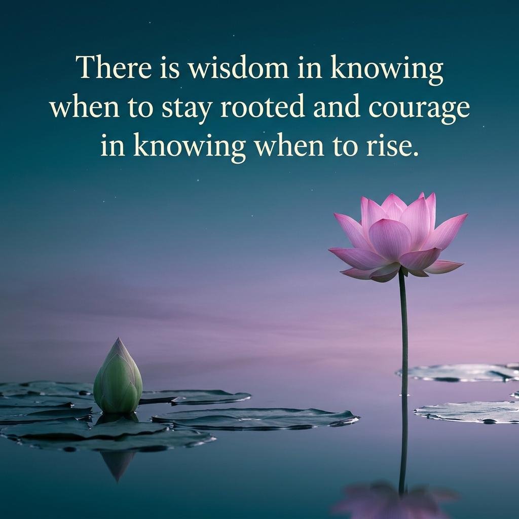 Pristine pink lotus blossom blooming in tranquil water with quote on resilience - Graphic 8