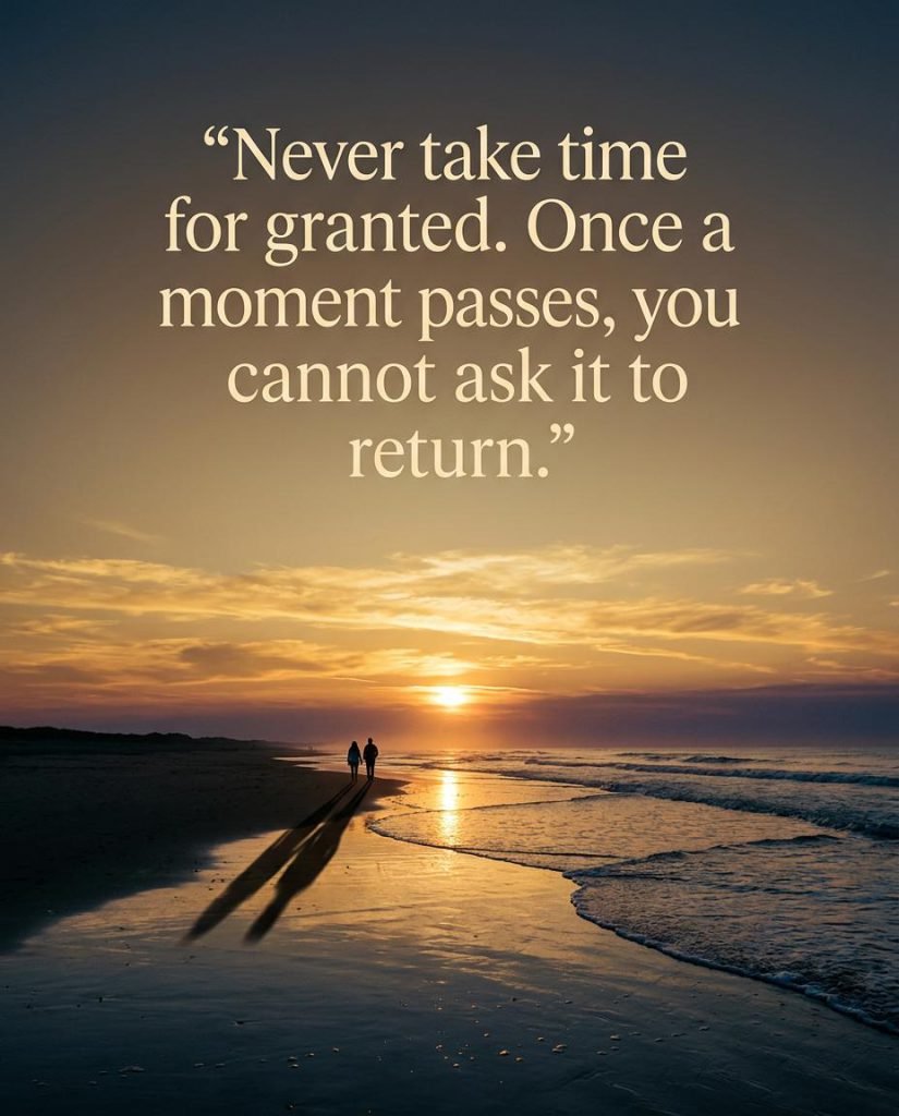Warm rustic cup of tea with an evocative quote on valuing life's quiet moments - Graphic 9
