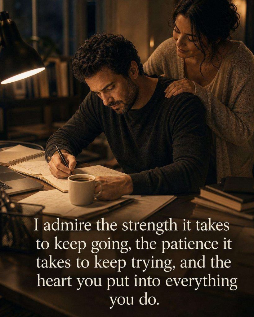 Loving appreciation quote card dedicated to a dedicated and loving husband - Graphic 5