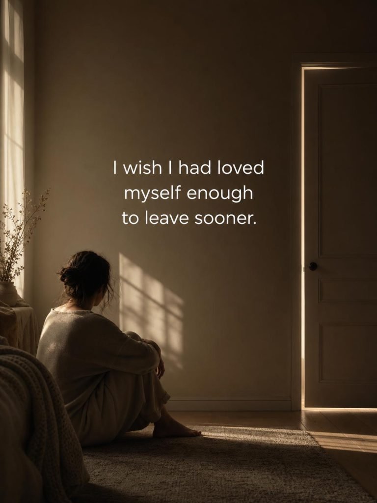 Poignant reflection card about releasing past regret and choosing healing - Graphic 10
