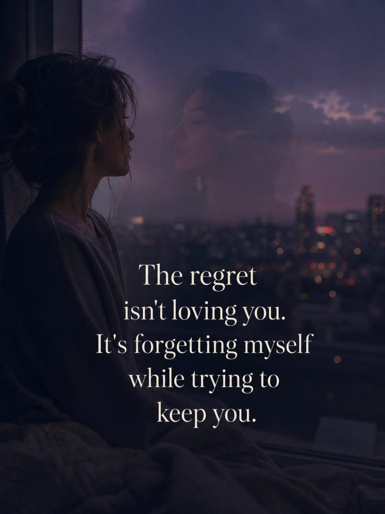 Poignant reflection card about releasing past regret and choosing healing - Graphic 3
