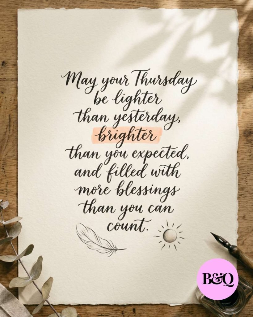 Thursday Blessings Image