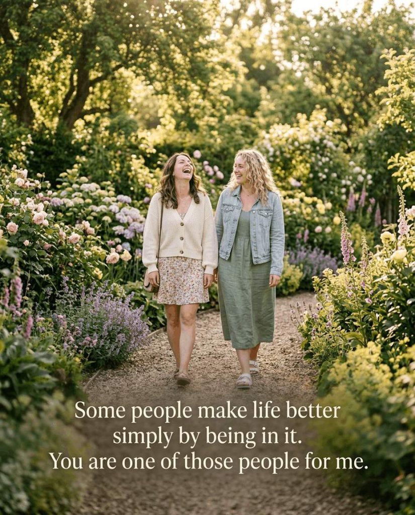 Heartwarming quote card celebrating the deep bond between two caring souls - Graphic 2